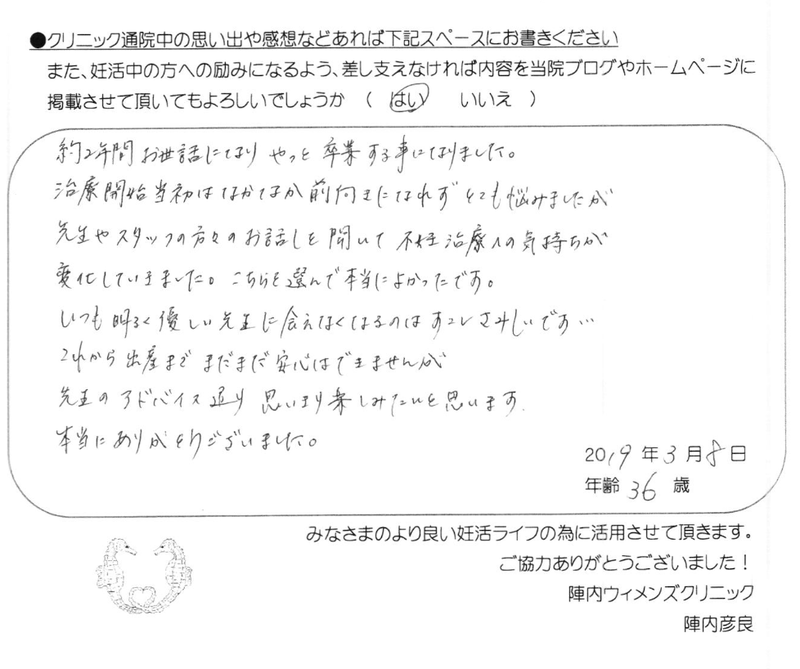 卒業された方からのメッセージ(314)